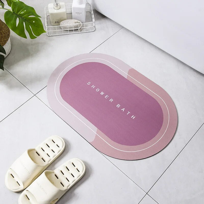 Tapis de douche absorbant