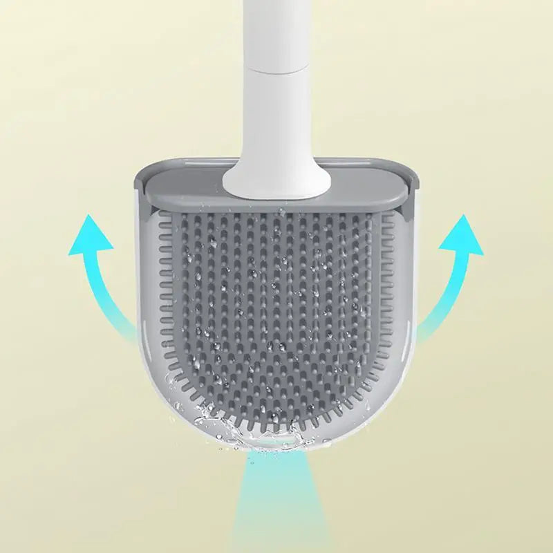 Brosse de WC nouvelle génération à angles morts