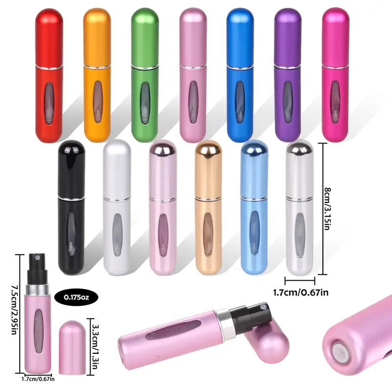 Vaporisateur de parfum rechargeable pour voyages