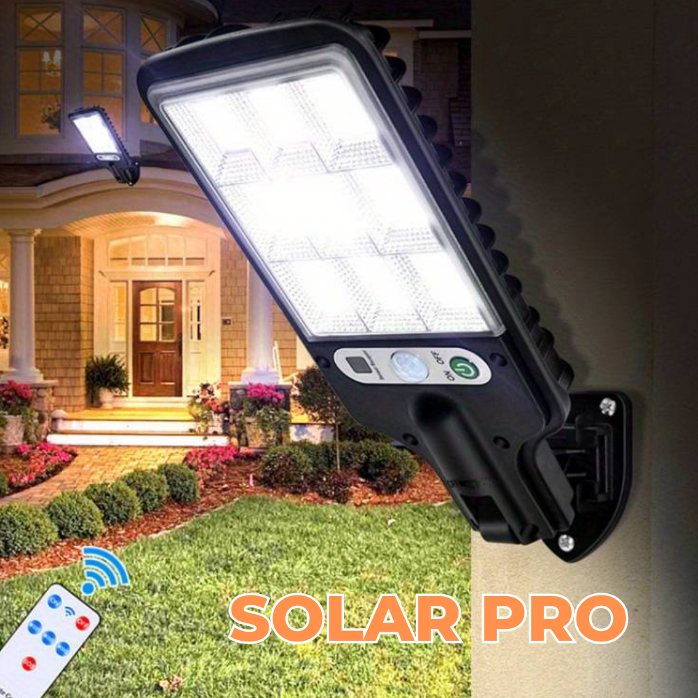 Solar PRO | Lampe LED à énergie solaire | Lampe de jardin étanche IP65