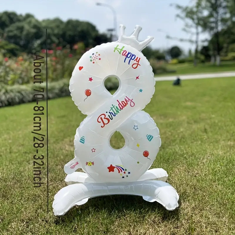 Ballon numérique pour anniversaire - 81cm de hauteur