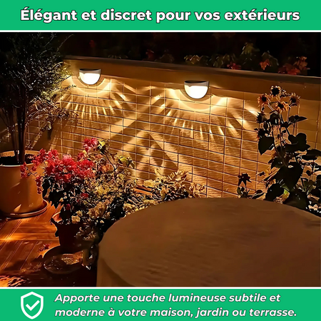 Lampes solaires - Éclairage LED solaire étanche pour tous vos espaces extérieurs