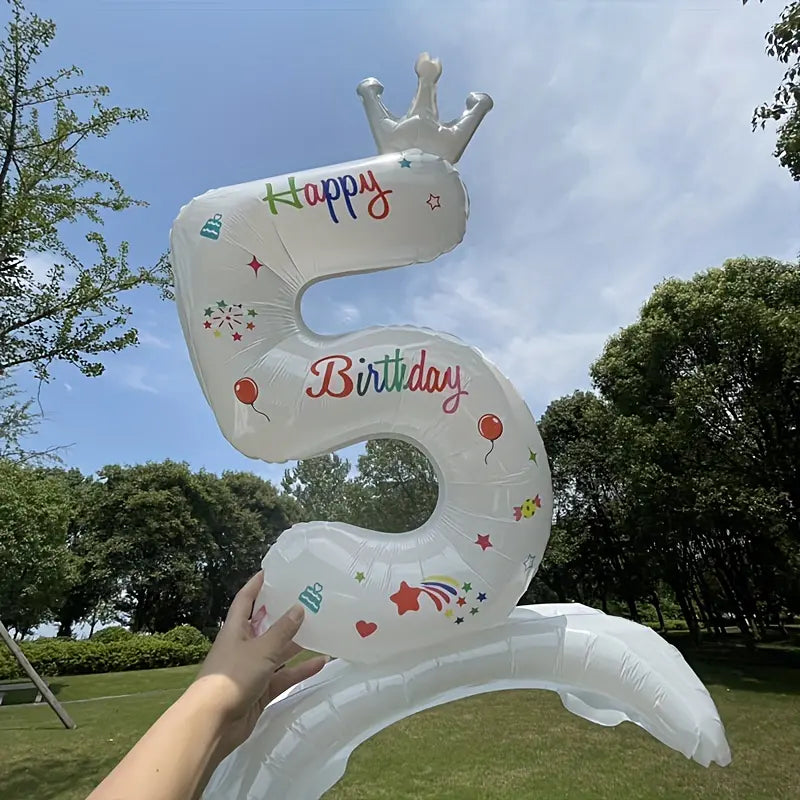 Ballon numérique pour anniversaire - 81cm de hauteur