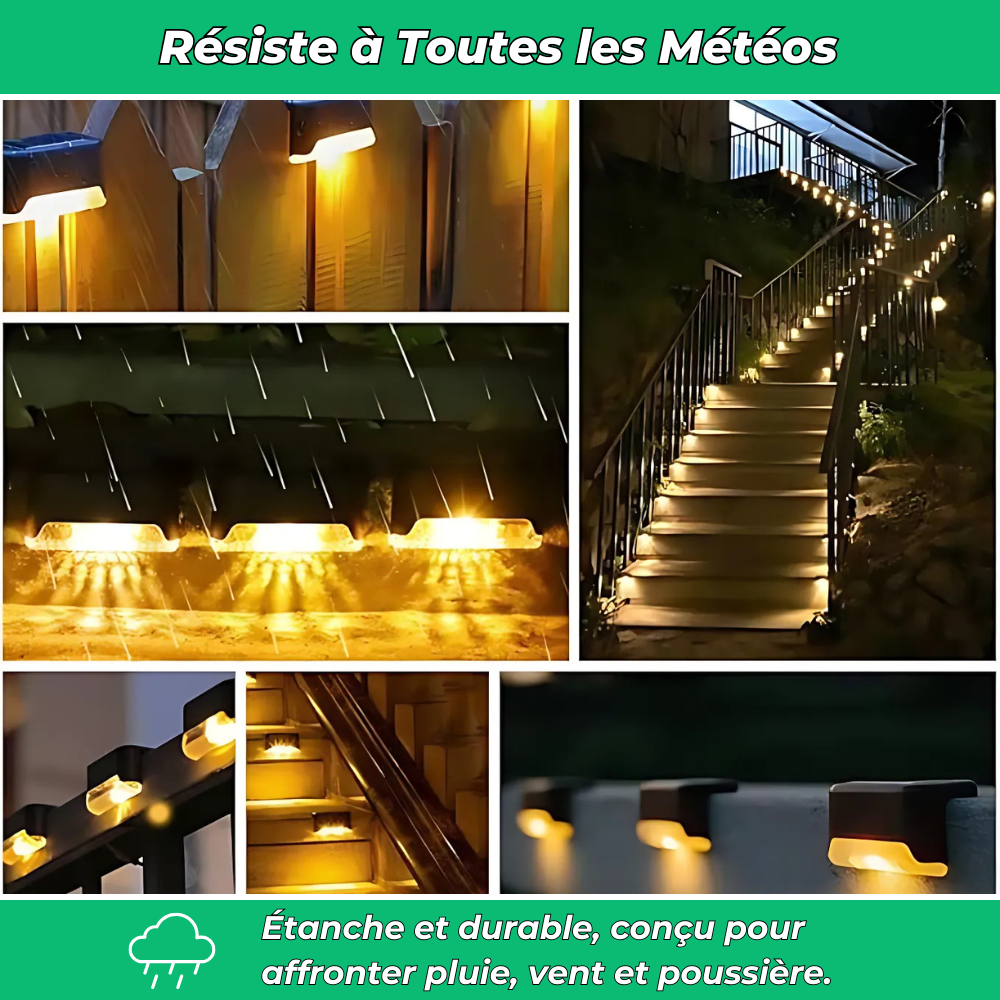 Lampes LED Solaires – Éclairage automatique et étanche pour vos extérieurs