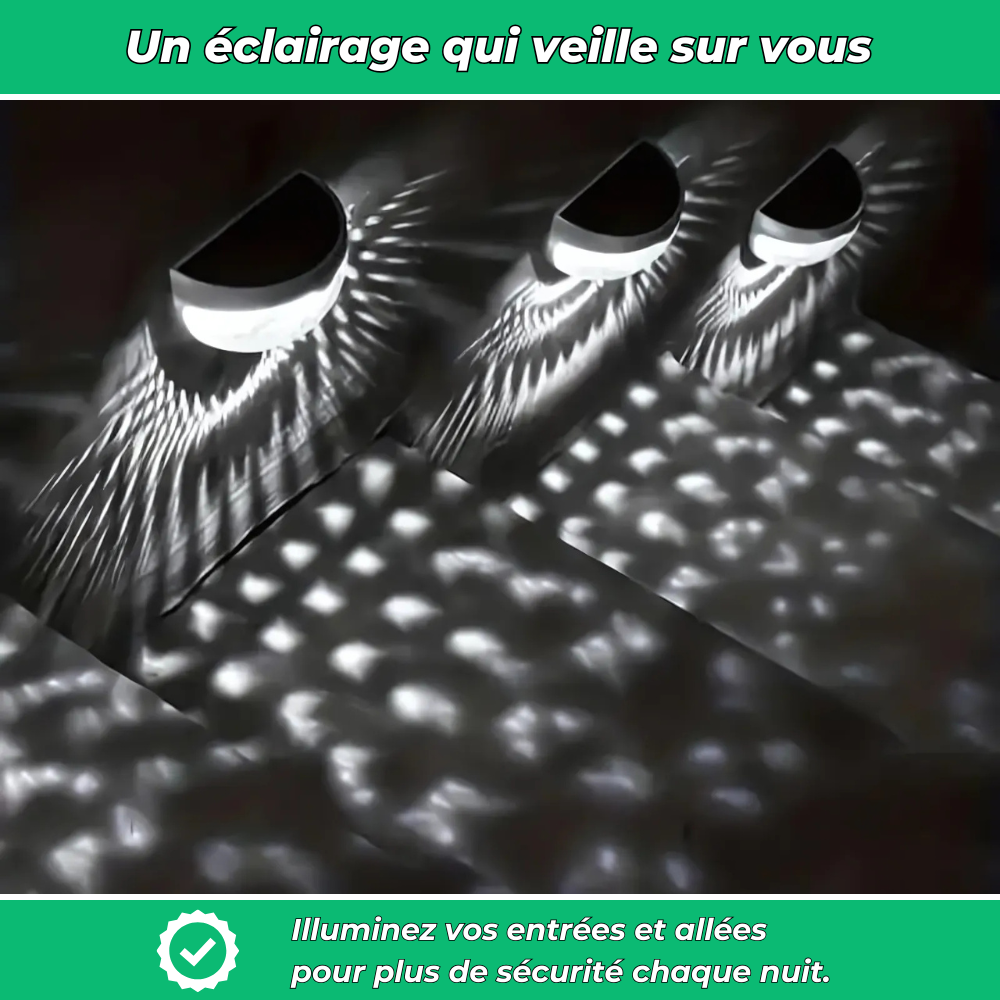 Lampes solaires - Éclairage LED solaire étanche pour tous vos espaces extérieurs