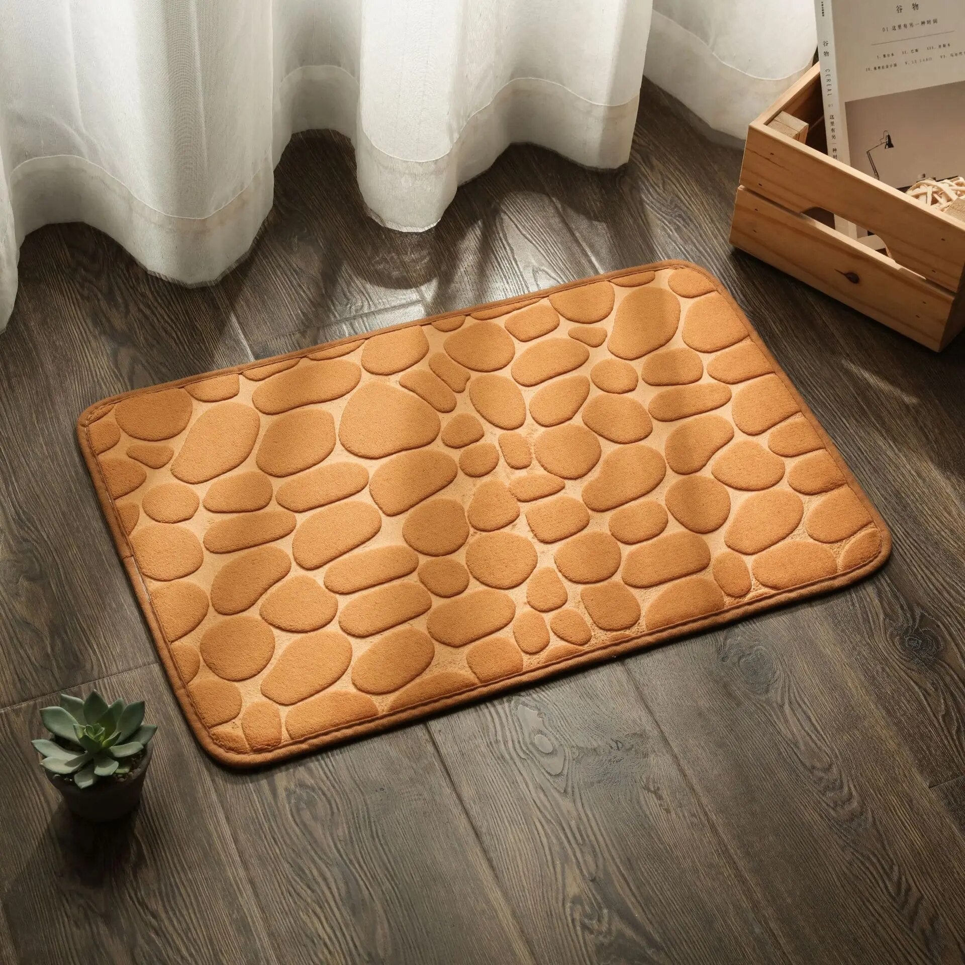 Tapis de douche rembouré et absorbant