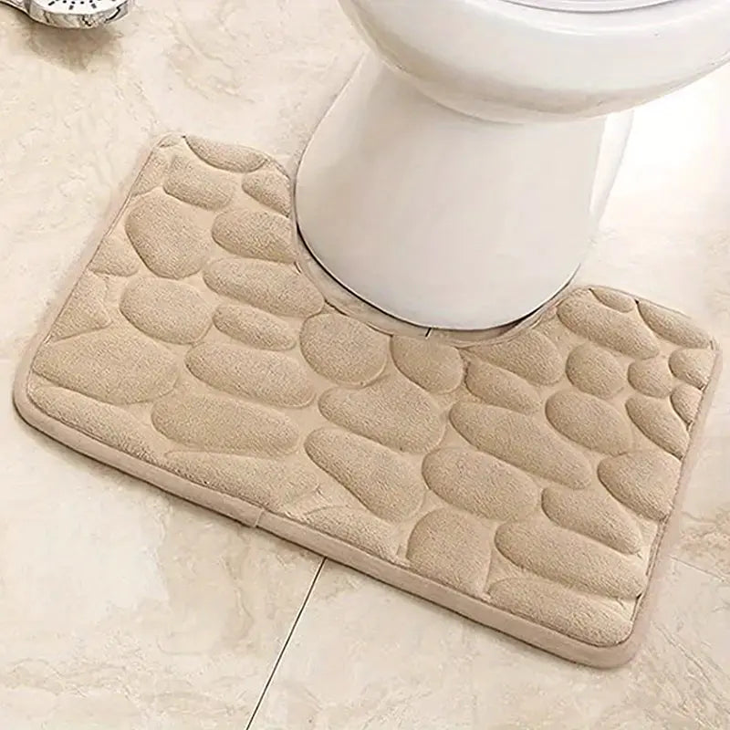 Tapis pour toilettes en U