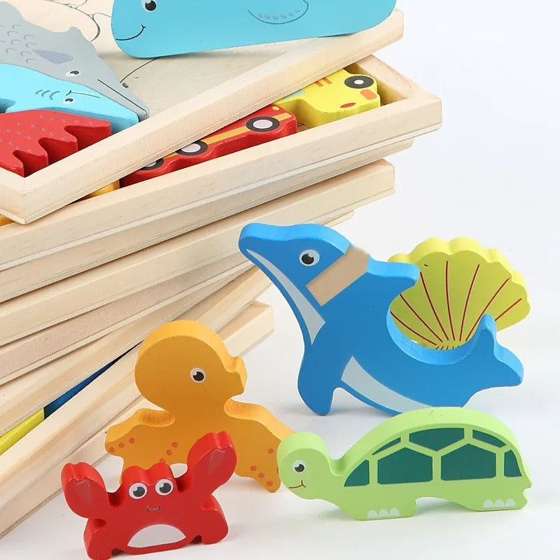 SmartPuzzle™ Puzzles Montessori pour l'éveil des enfants