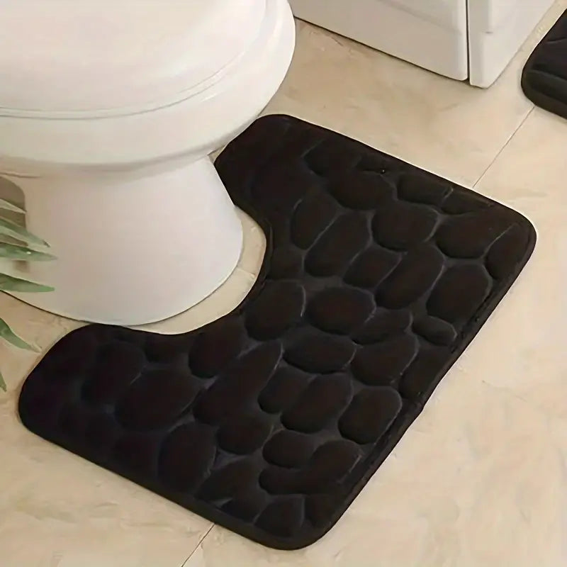 Tapis pour toilettes en U