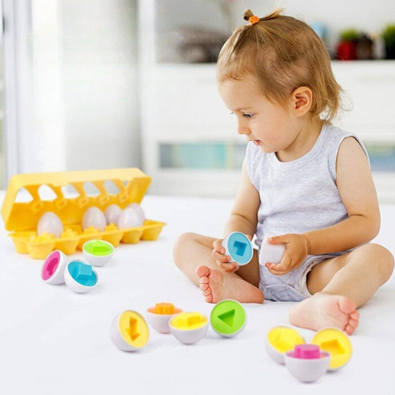 BabyEggs™ Jouet éducatif en forme d'œufs pour enfants