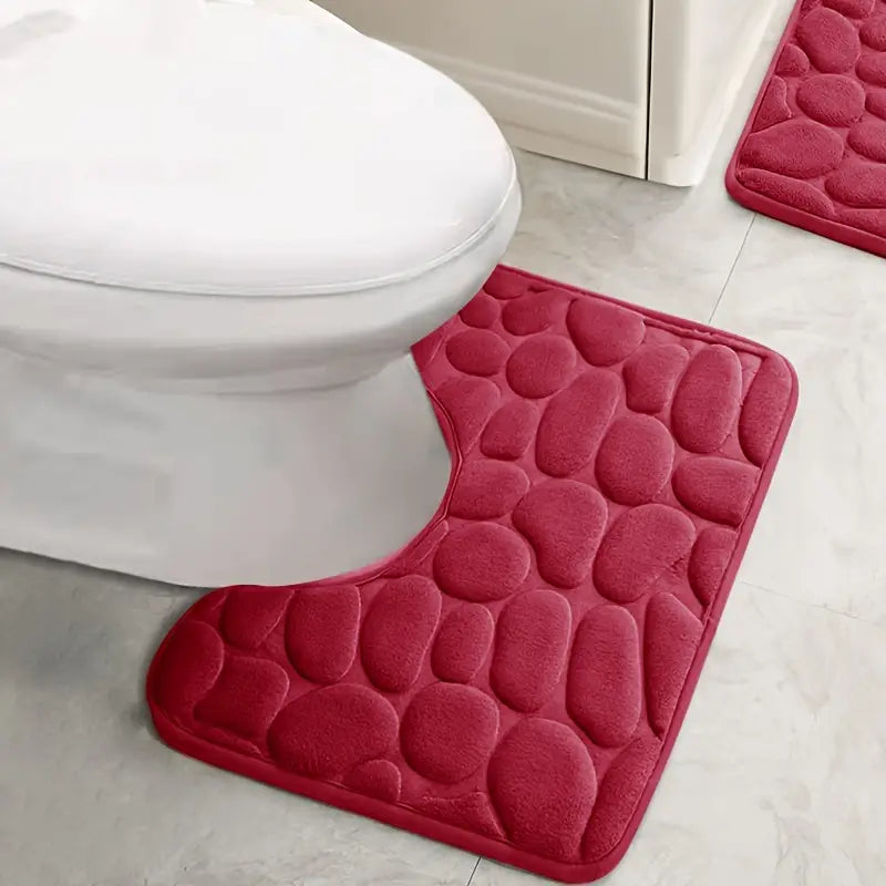 Tapis pour toilettes en U