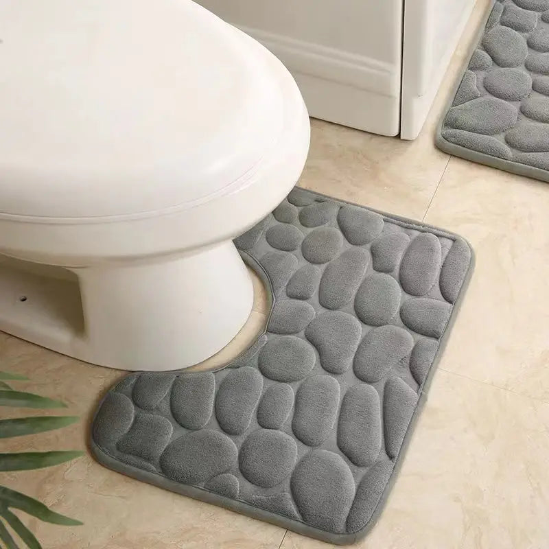 Tapis pour toilettes en U