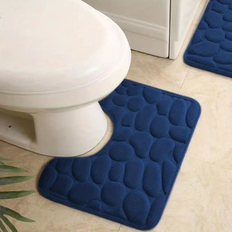 Tapis pour toilettes en U