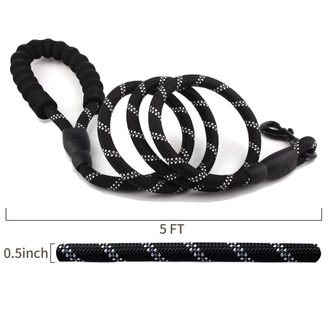 Strong Reflective Dog Leash - Waggy Tails